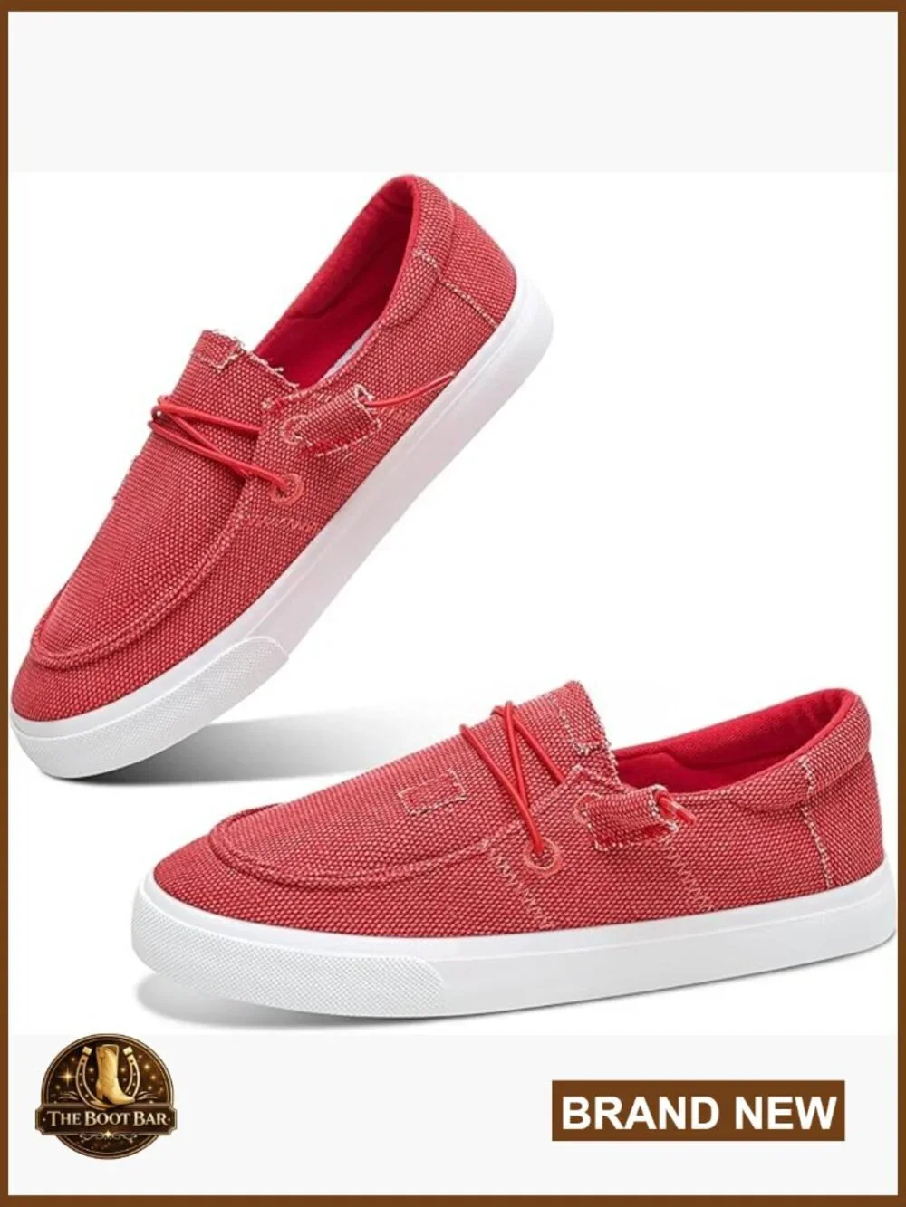 Canvas Loafers Lightweight Slip-On Sneakers Comfortable Arch Support